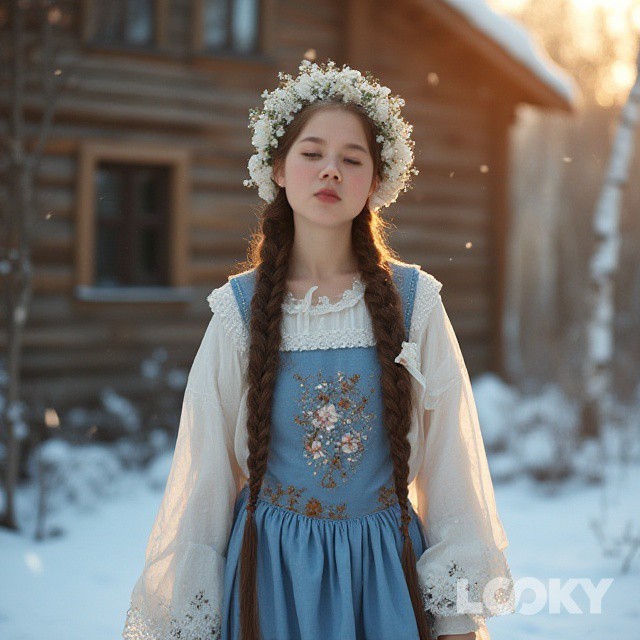 #Русская_зима #14_февраля #LOOKY_нейронка