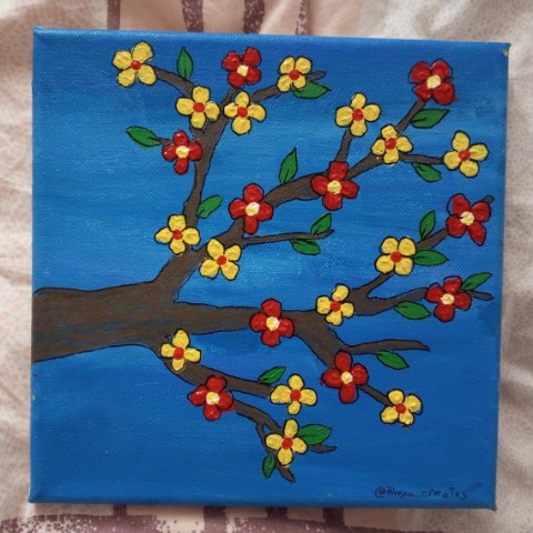 Alexa_creates в LOOKY. #весна,#холст,#акрил,#цветы,#неудача,#spring,#canvas,#acrylic,#flowers,#failure,#лето,#summer. Обычно я не дорисовы...