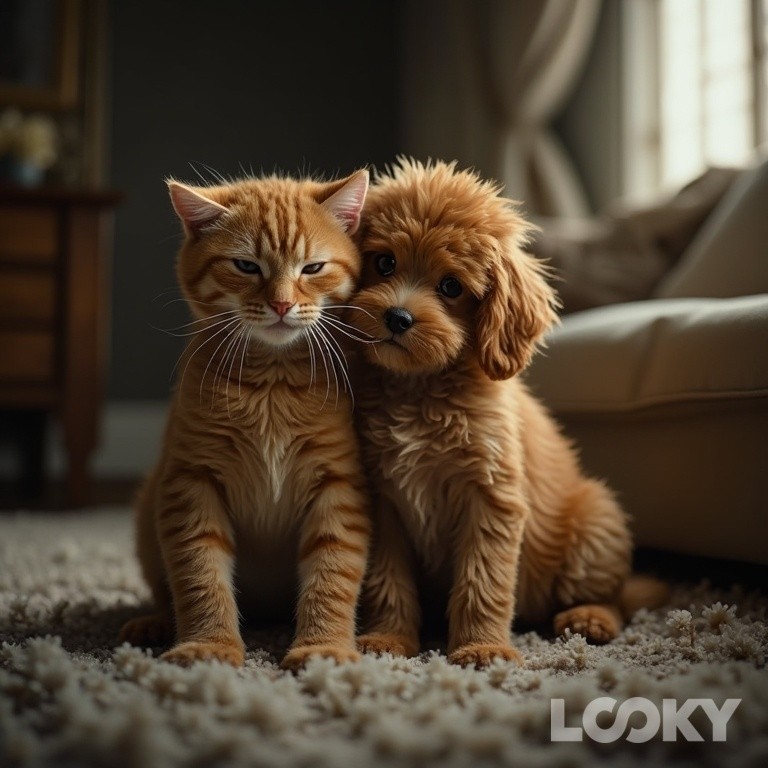 Неразлучные друзья кошечка с собачкой 🐕 🐈 #дружувlooky