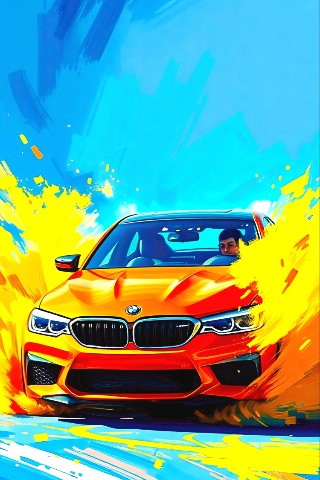 Sakhaslav в LOOKY. #Автомобили,#BMW. Арт картины с изобра...