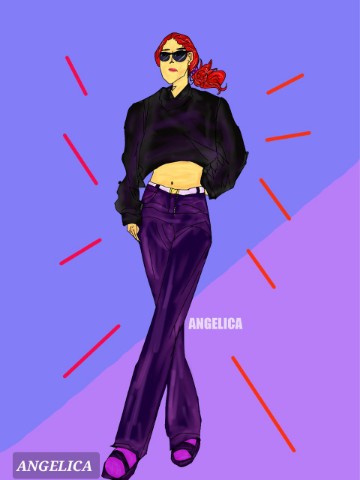 Angie в LOOKY. #арт,#art,#рисунок,#диджитал,#искусство,#творчество,#ос,#персонаж,#digital. Арт. Мой персонаж Ли...