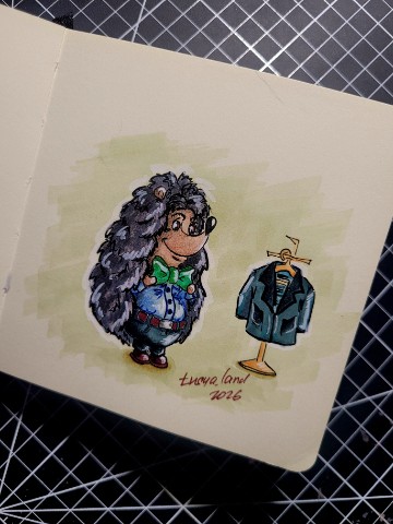 tusya_land в LOOKY. #art,#арт,#ёжик,#hedgehog,#рисунок,#творчество,#picture,#скетч,#sketch. Костюмчик #art #арт ...